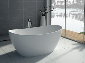   The choice of artificial stone bathtub, comfortable